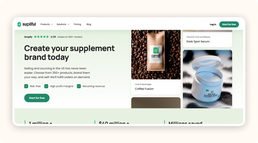 Create Your Own Supplement Brand with Supliful Dropshipping