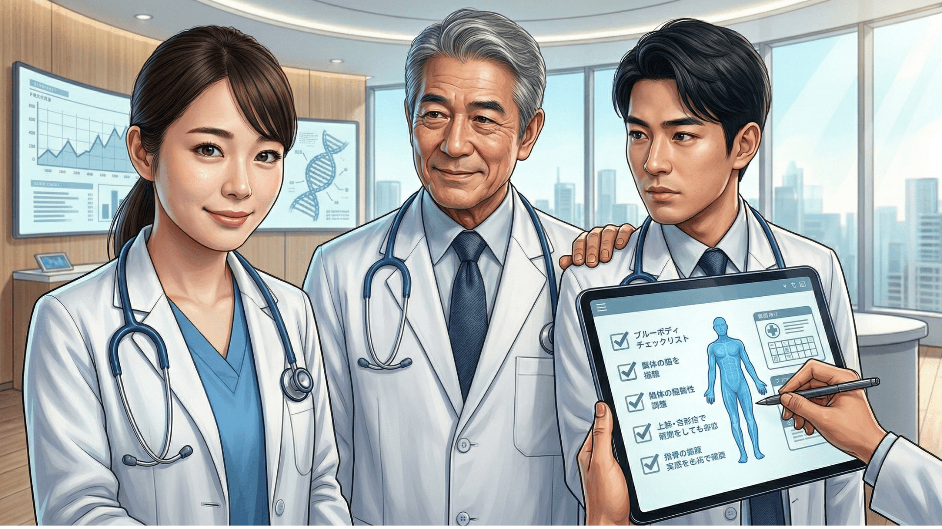 医師監修サービスに協力する医師たち｜AI時代の信頼性を支える専門家チーム