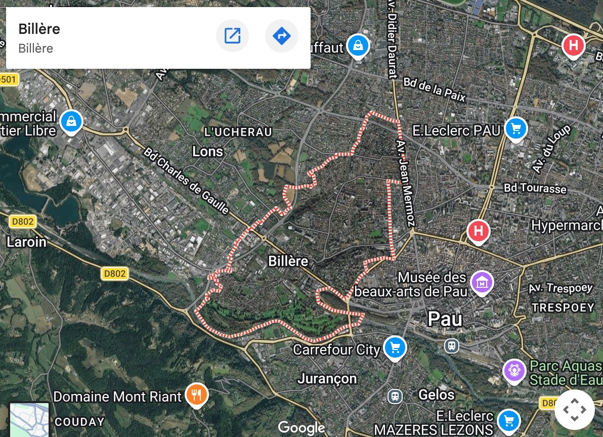 Billère Maps