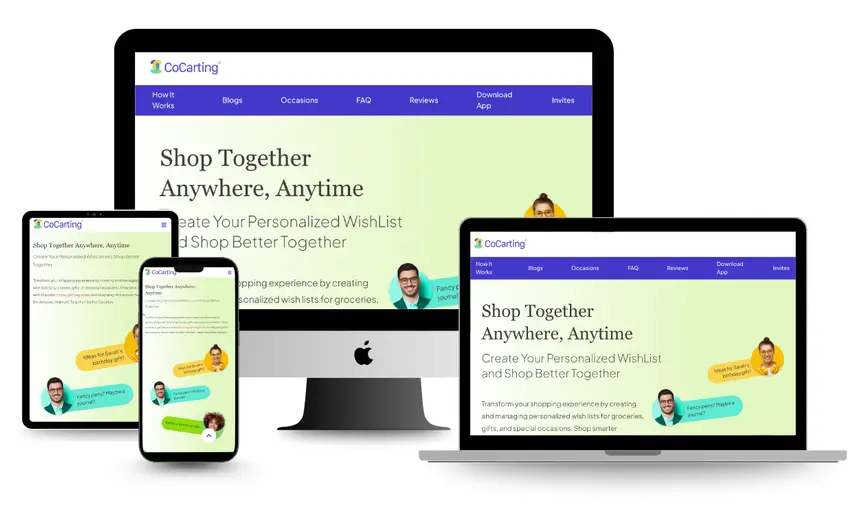 CoCarting collaborative shopping platform