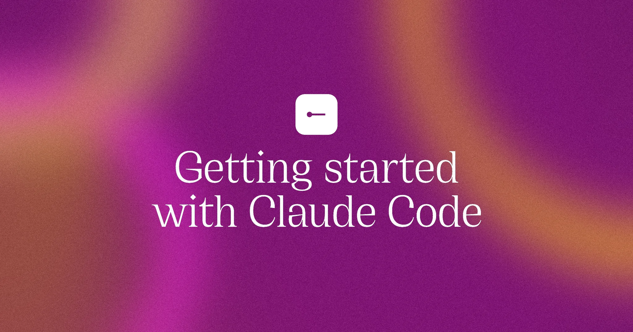 Getting started with Claude Code