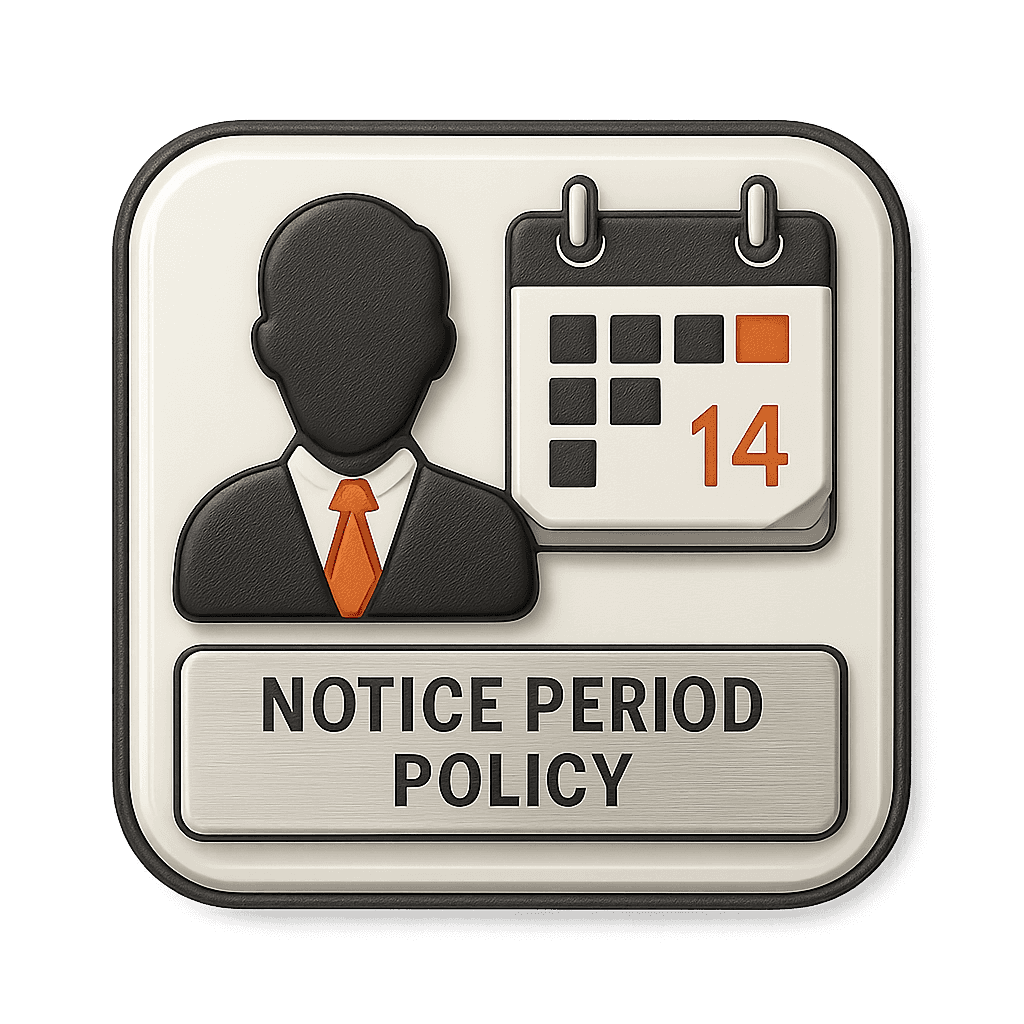 Notice period policy