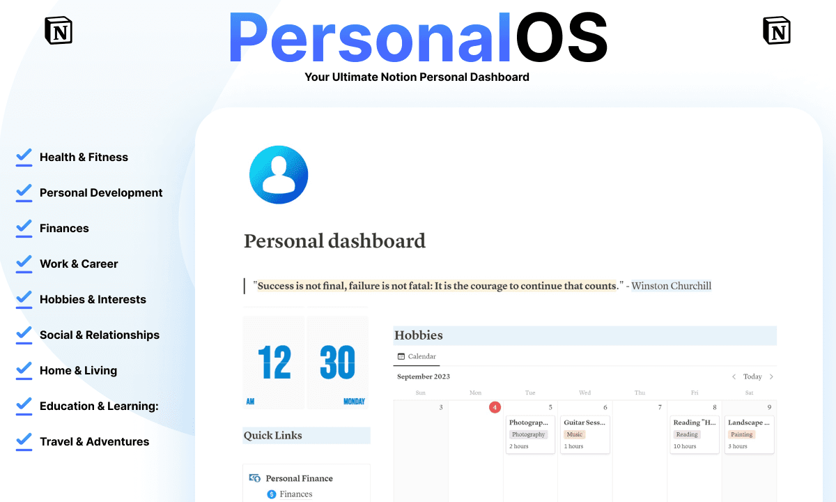 10 Best Notion Personal Templates for 2024