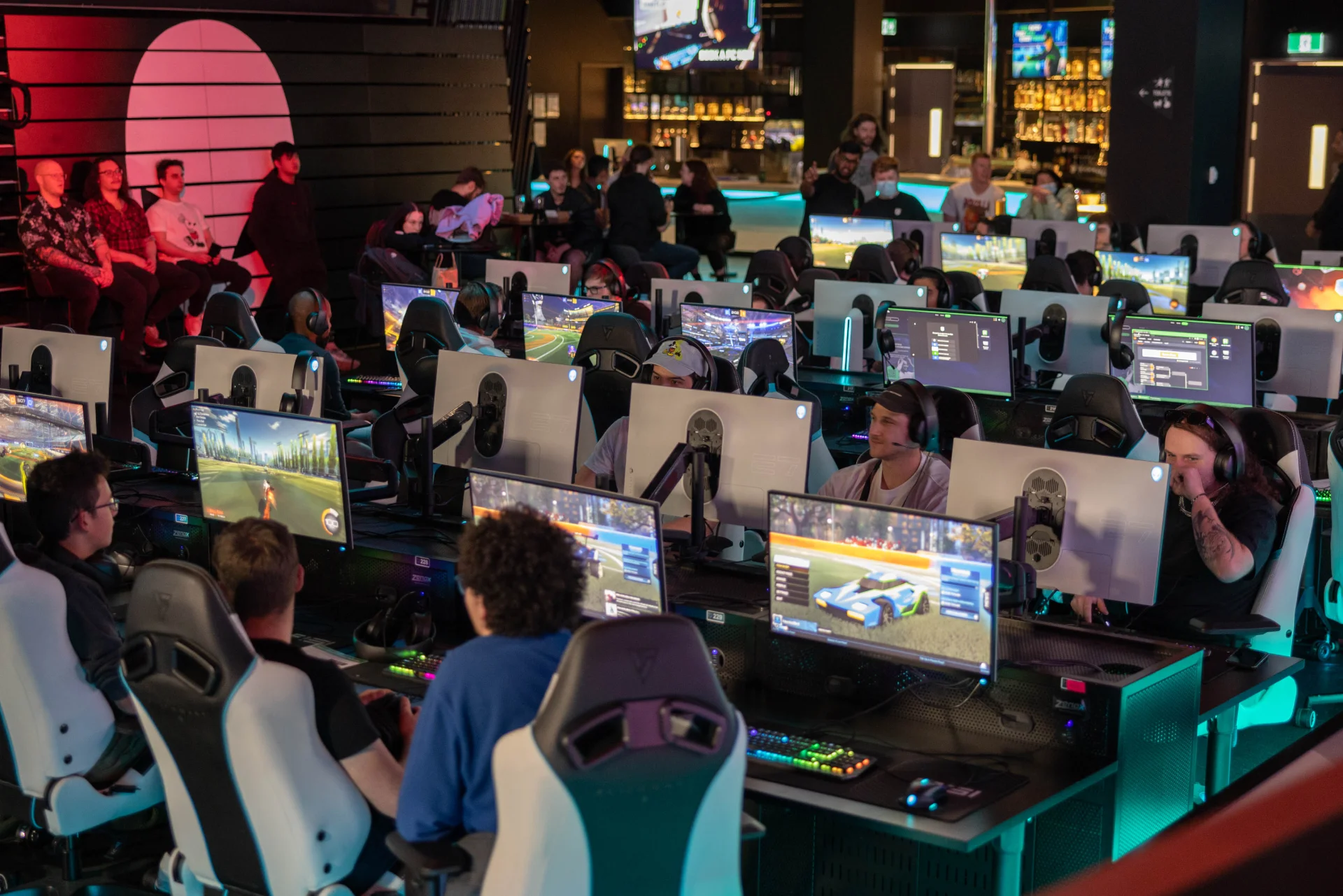 Fortress PC Gamers in a tournament setting in the Arena