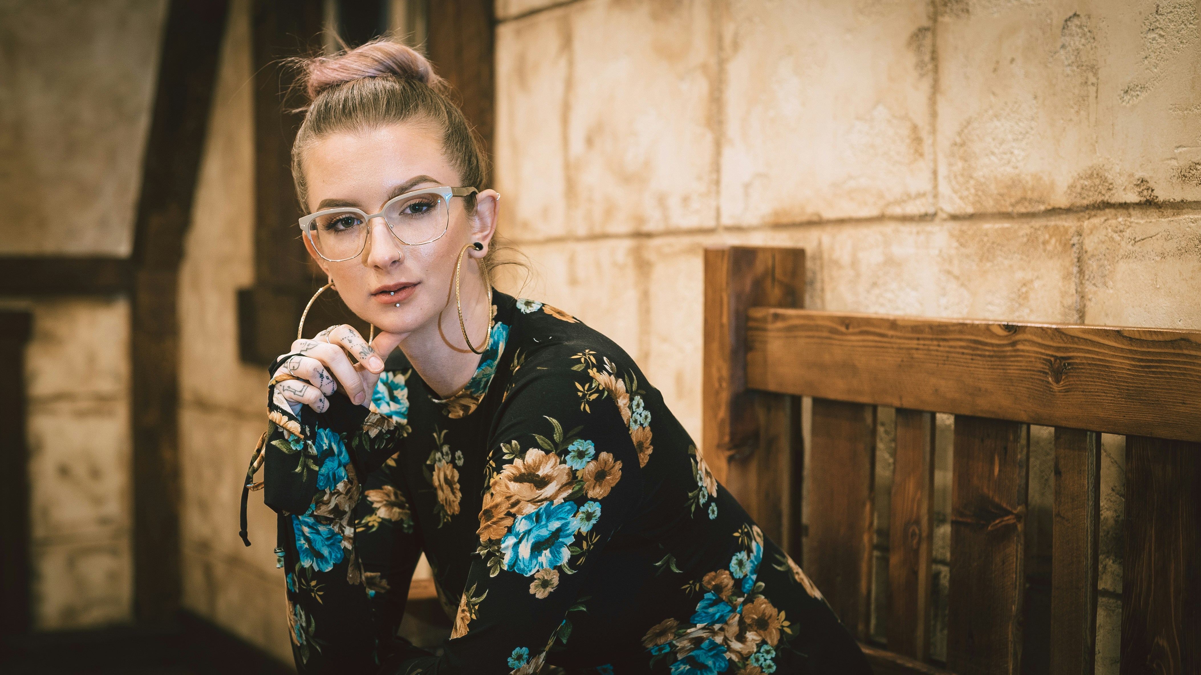 woman sitting on bench - When To Use Ice Roller In Skincare Routine