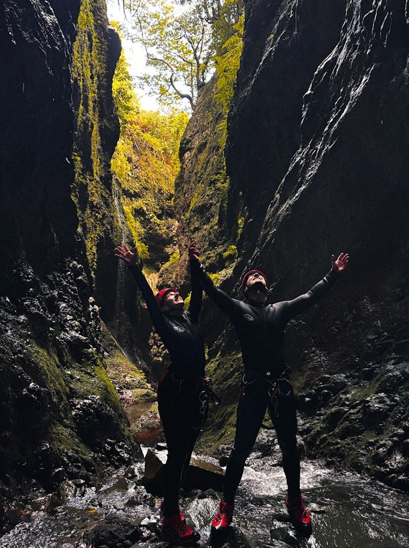Przemysław Saja Canyoning with Madeira Extreme