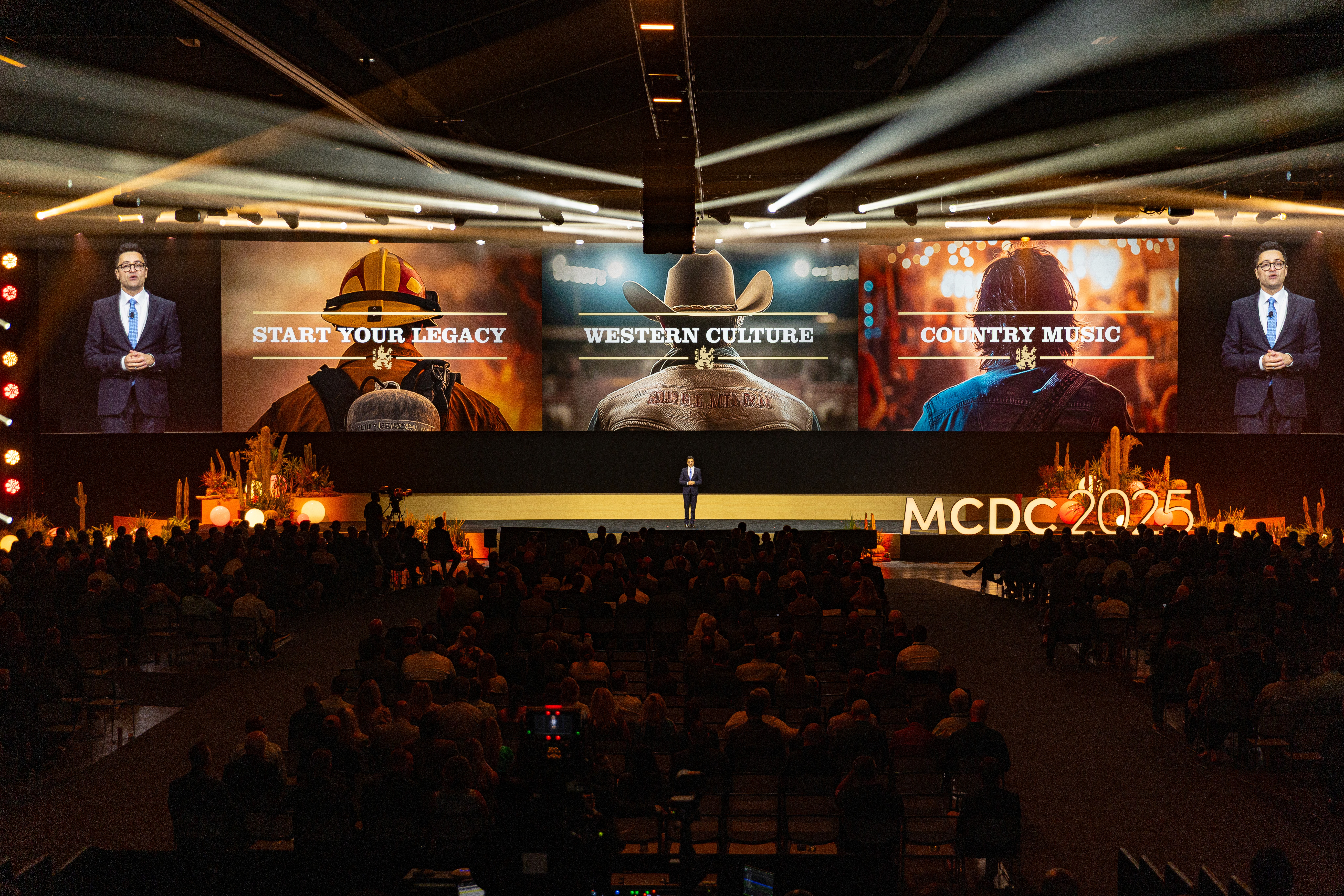 Man wearing VR glasses