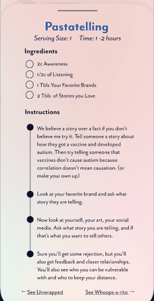 Recipe Cards Screen