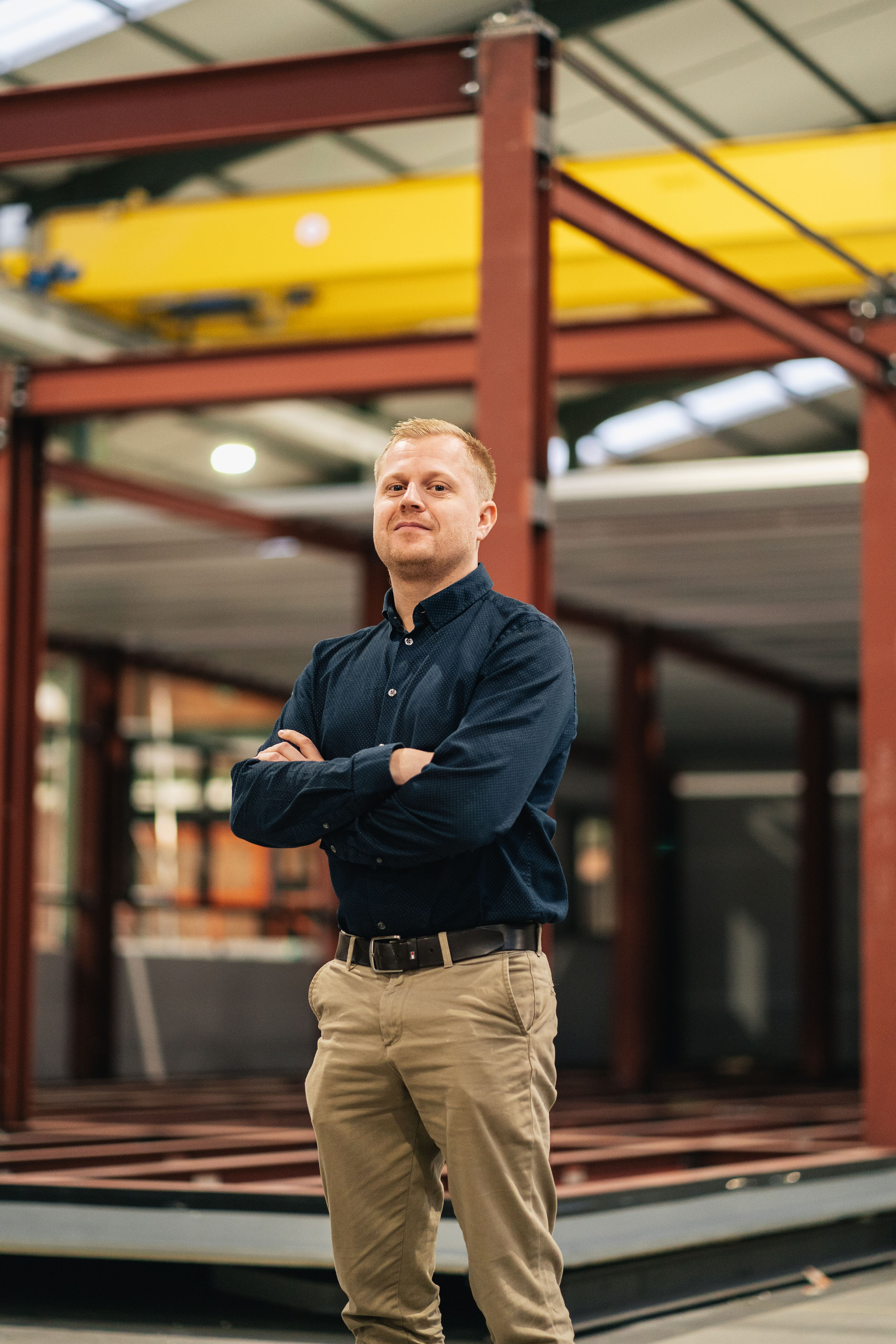 Fotot pieter van overwalle zaakvoerder van hubley