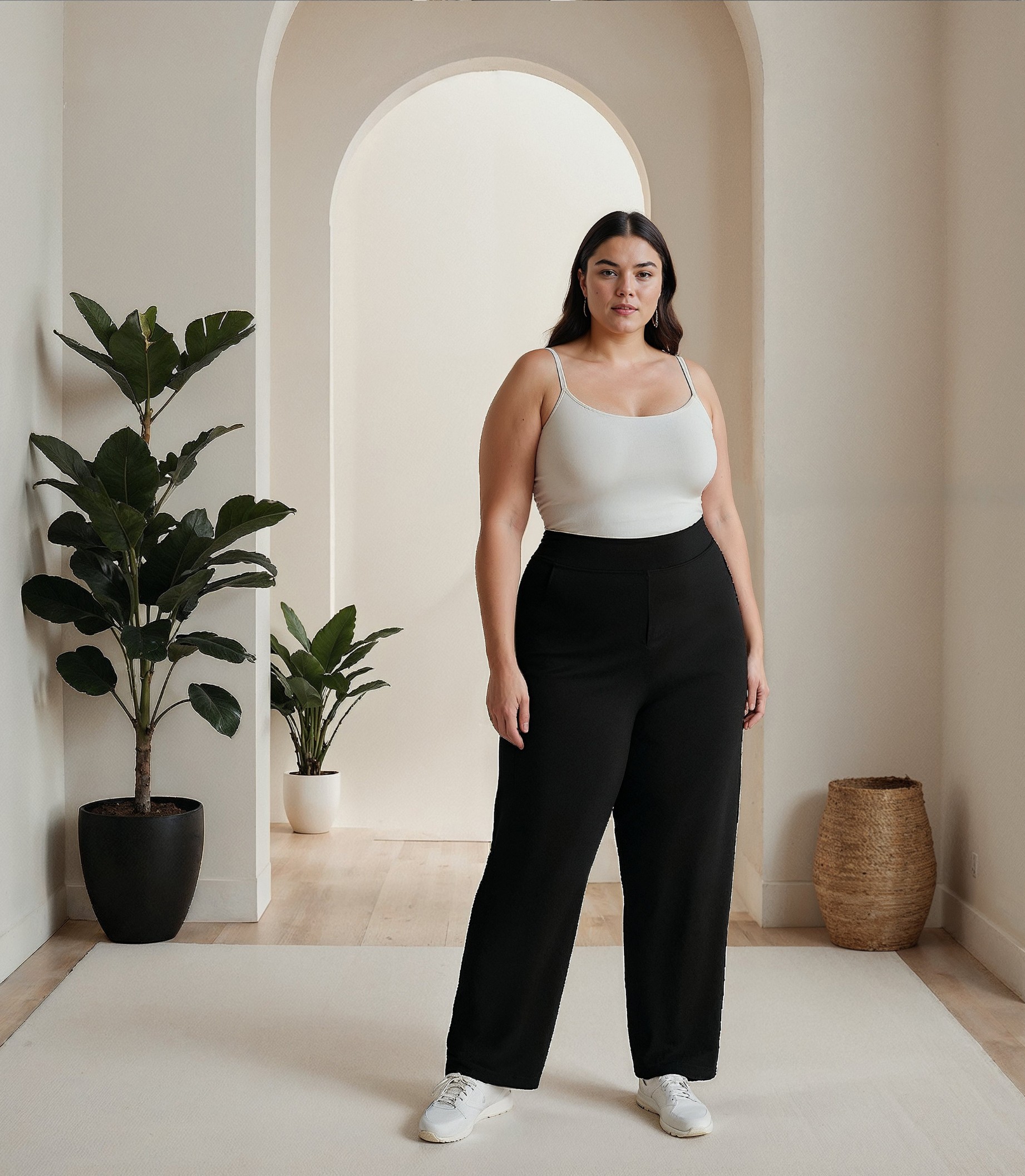 AI Generated plus size female model - Generated by caimera