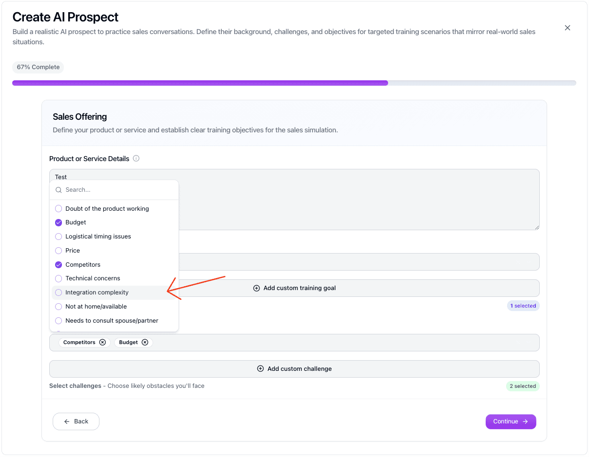 kendo create ai prospect