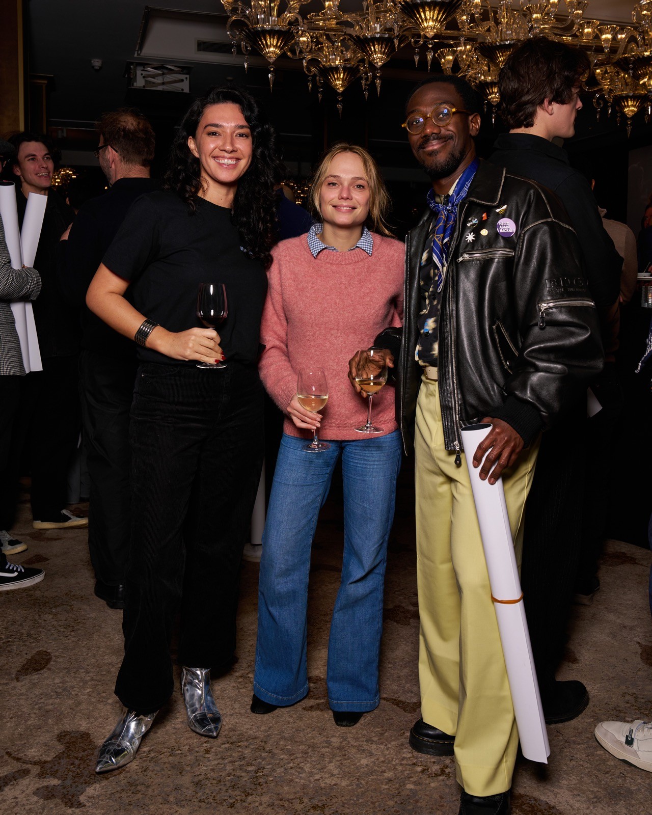 Audience networking at the Chroma Awards AI film event, co-hosted by Wonder Studios and ElevenLabs
