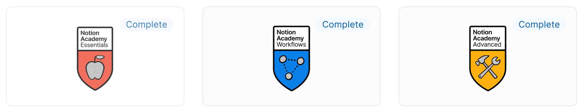 Notion Badges for Tona (certified creator)