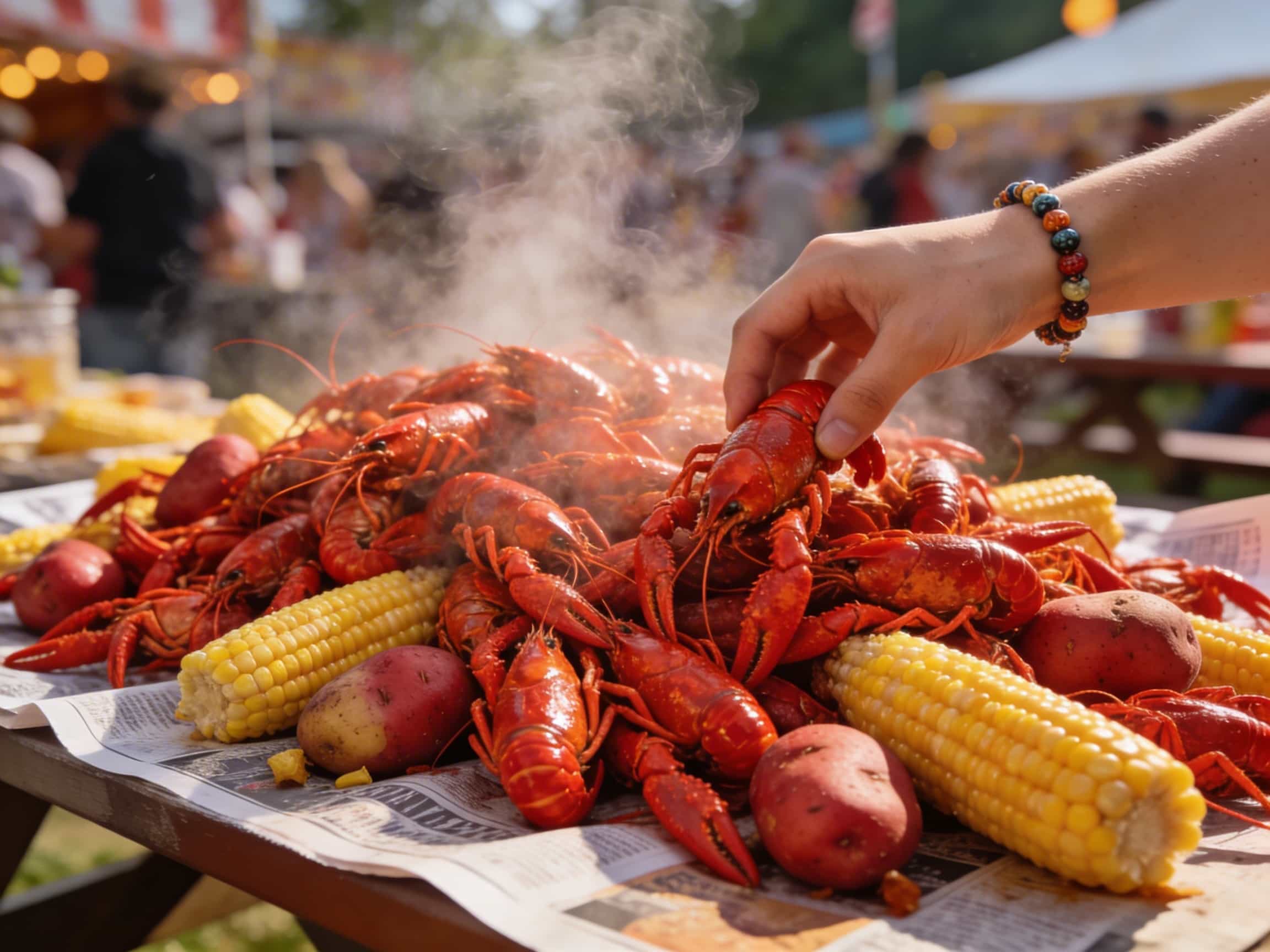 Crawfish at a Houston Event