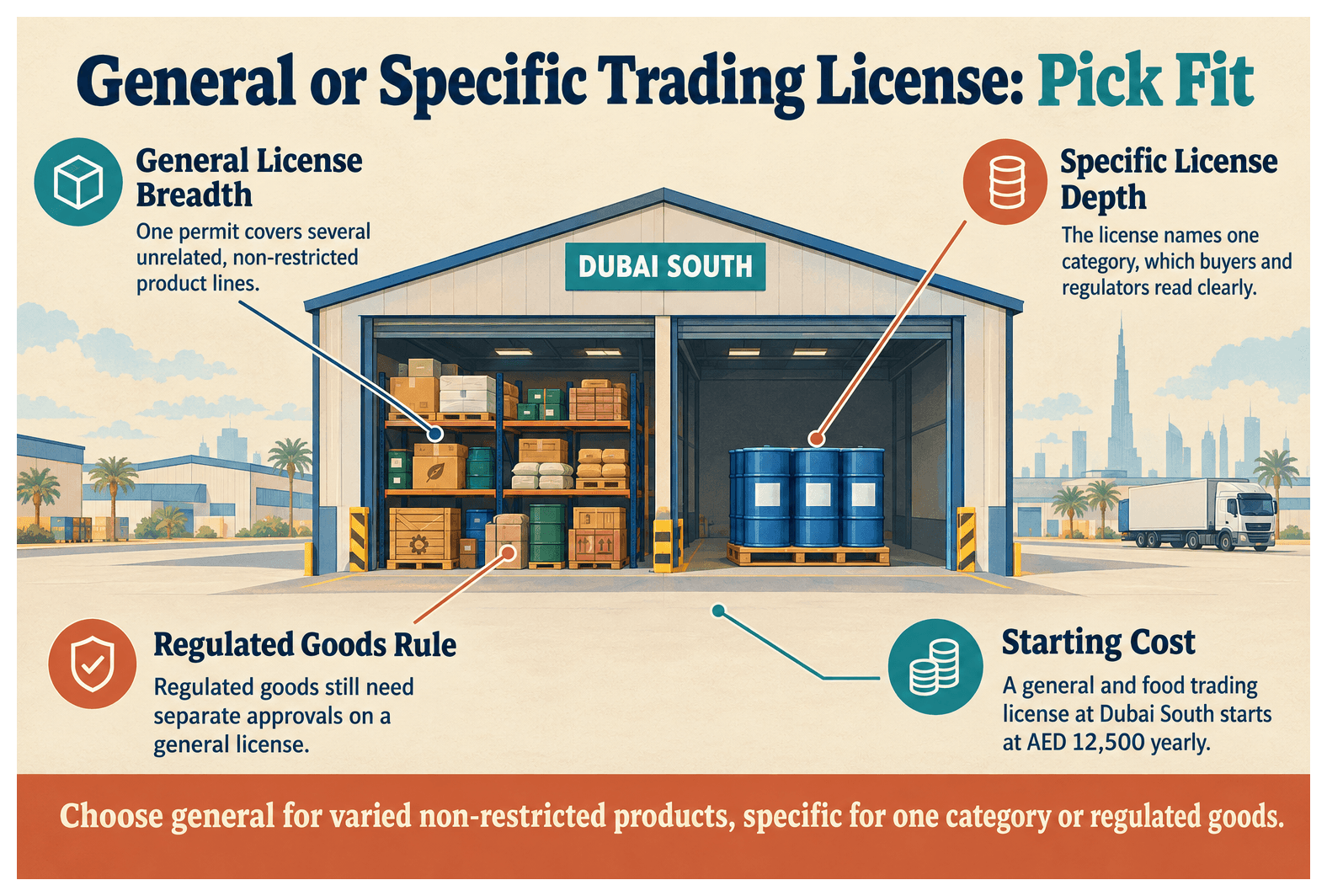 Infographic: Specific vs General Trading: Which License Type Is Right for You