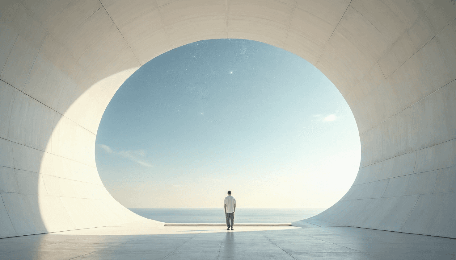 futuristic robot with a grey background