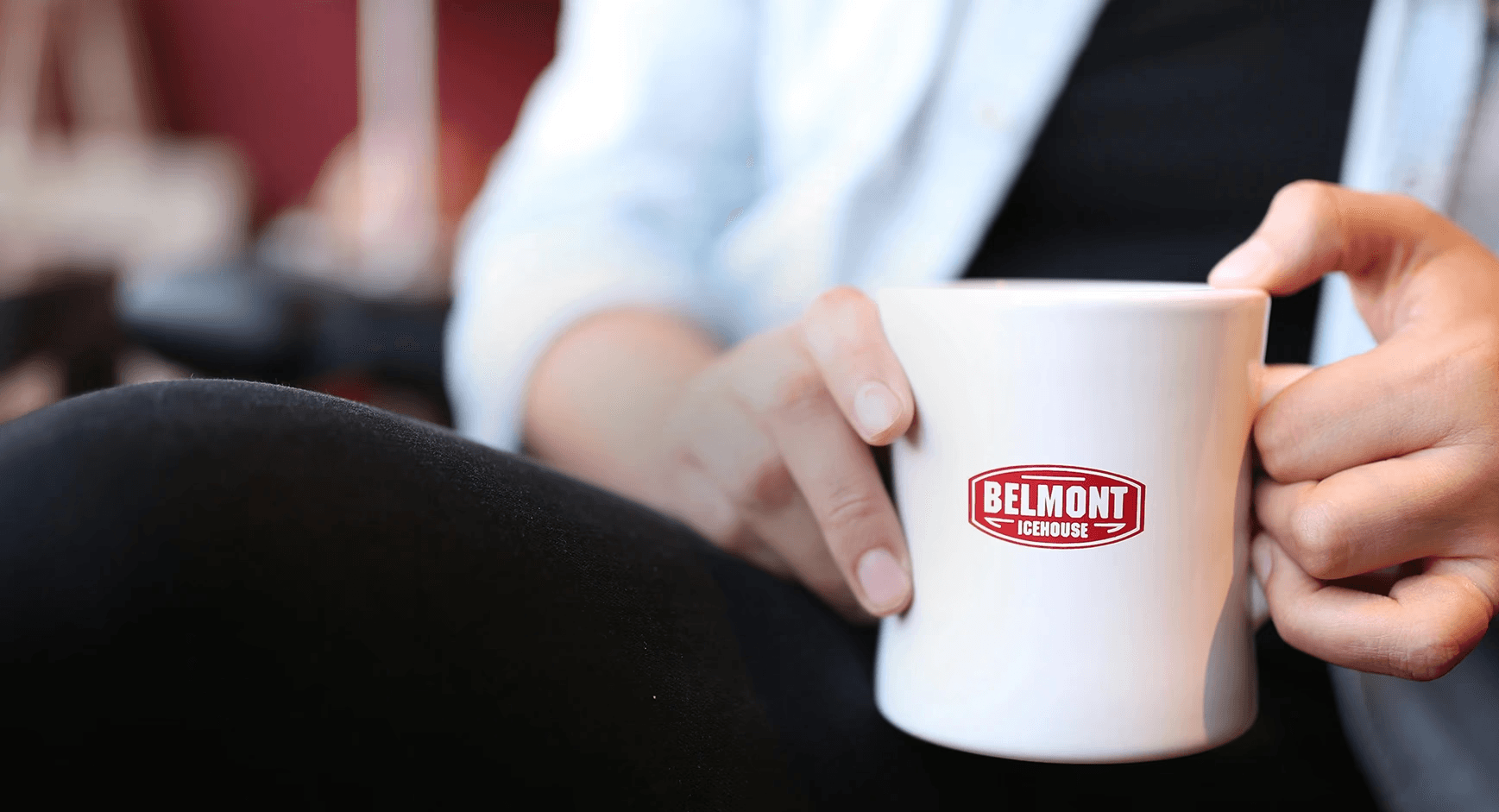 Belmont Swag Coffee Cup