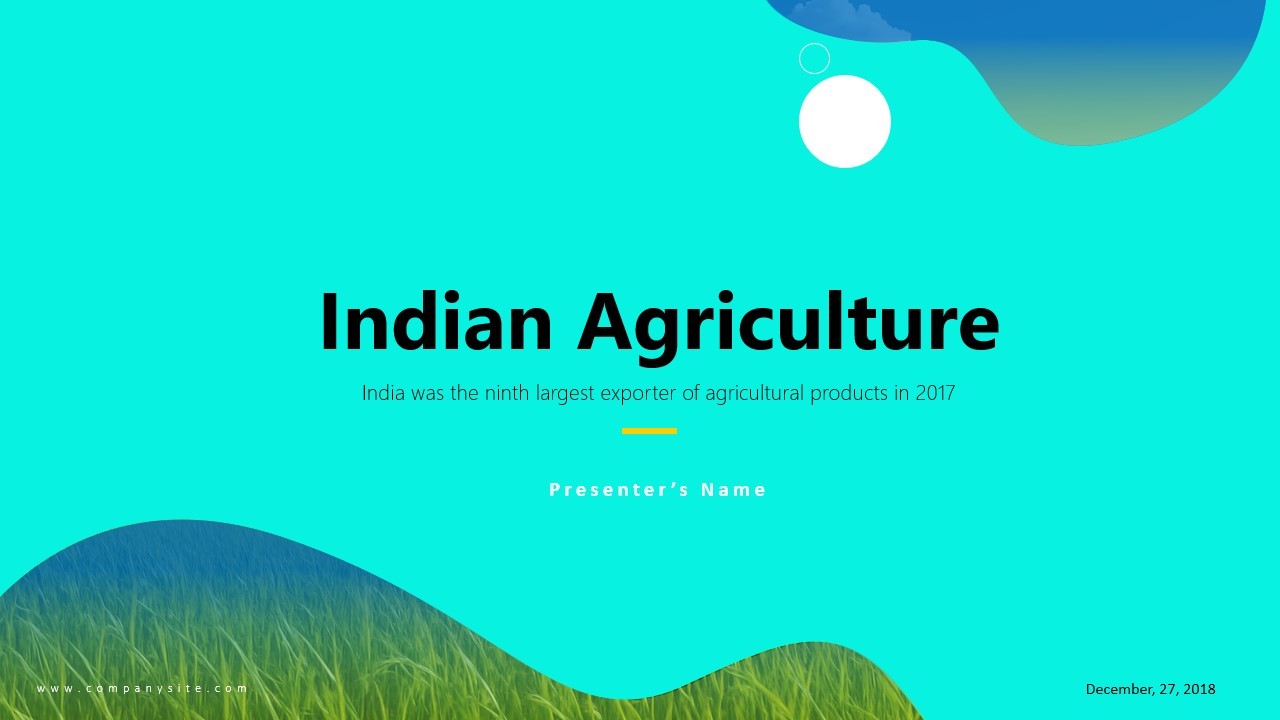 Indian Agriculture and Its Expanding Global Footprint