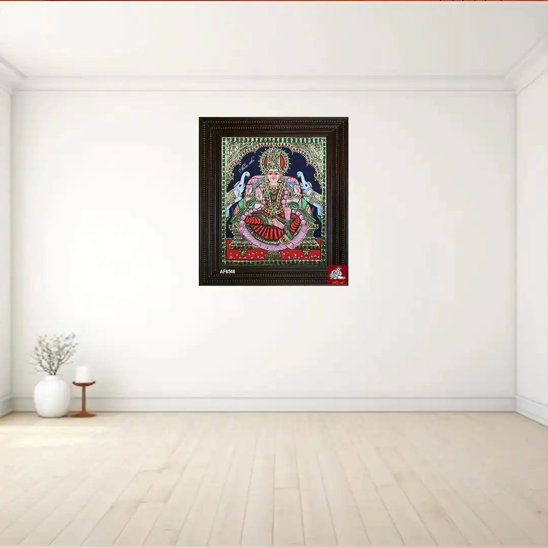 Lakshmi tanjore painting