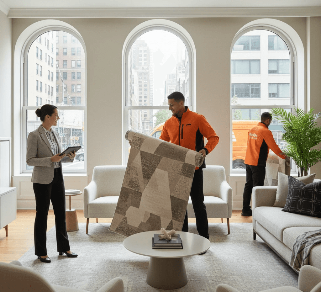 staging setup and removal NYC