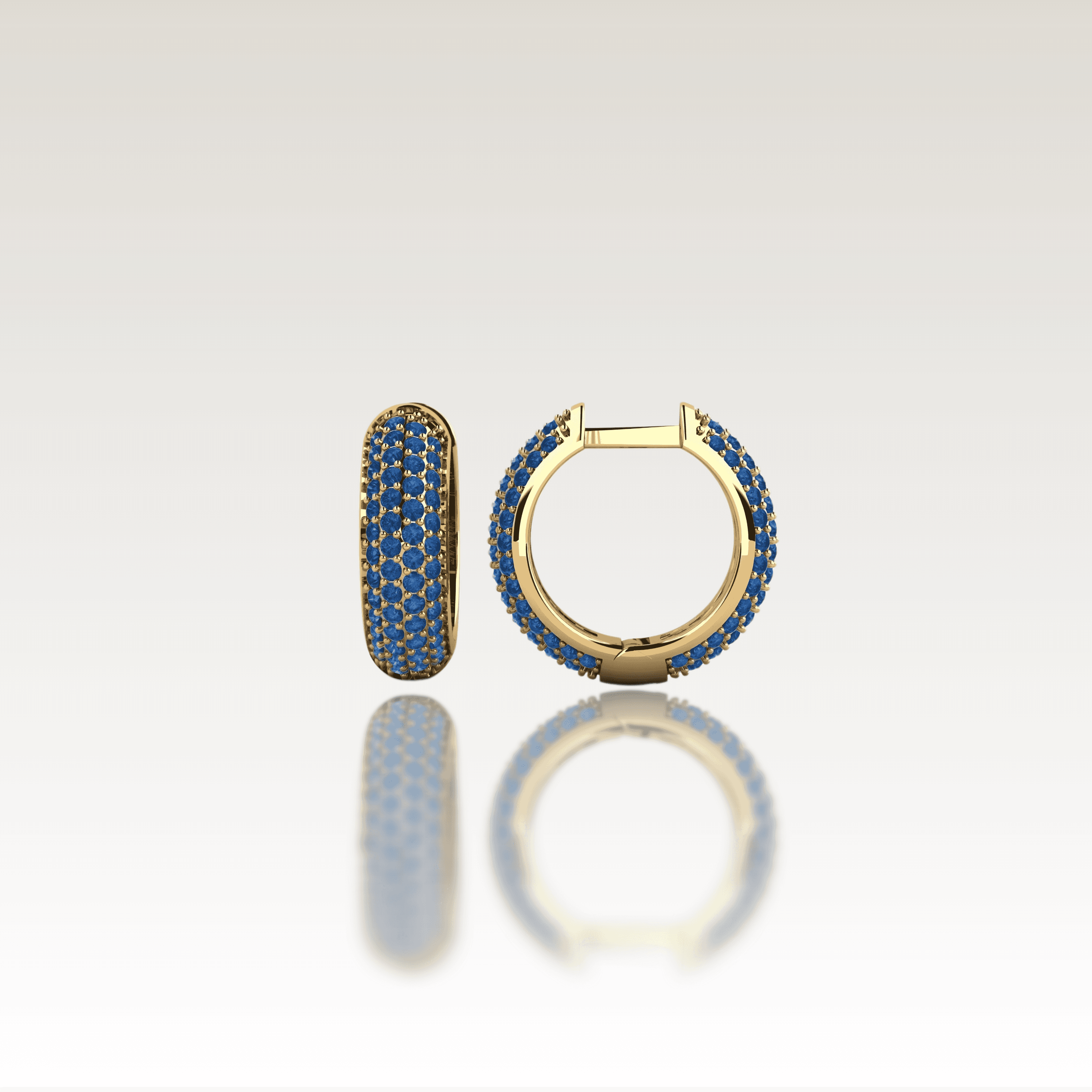 BON'BON Azure Hoop Earrings image 6