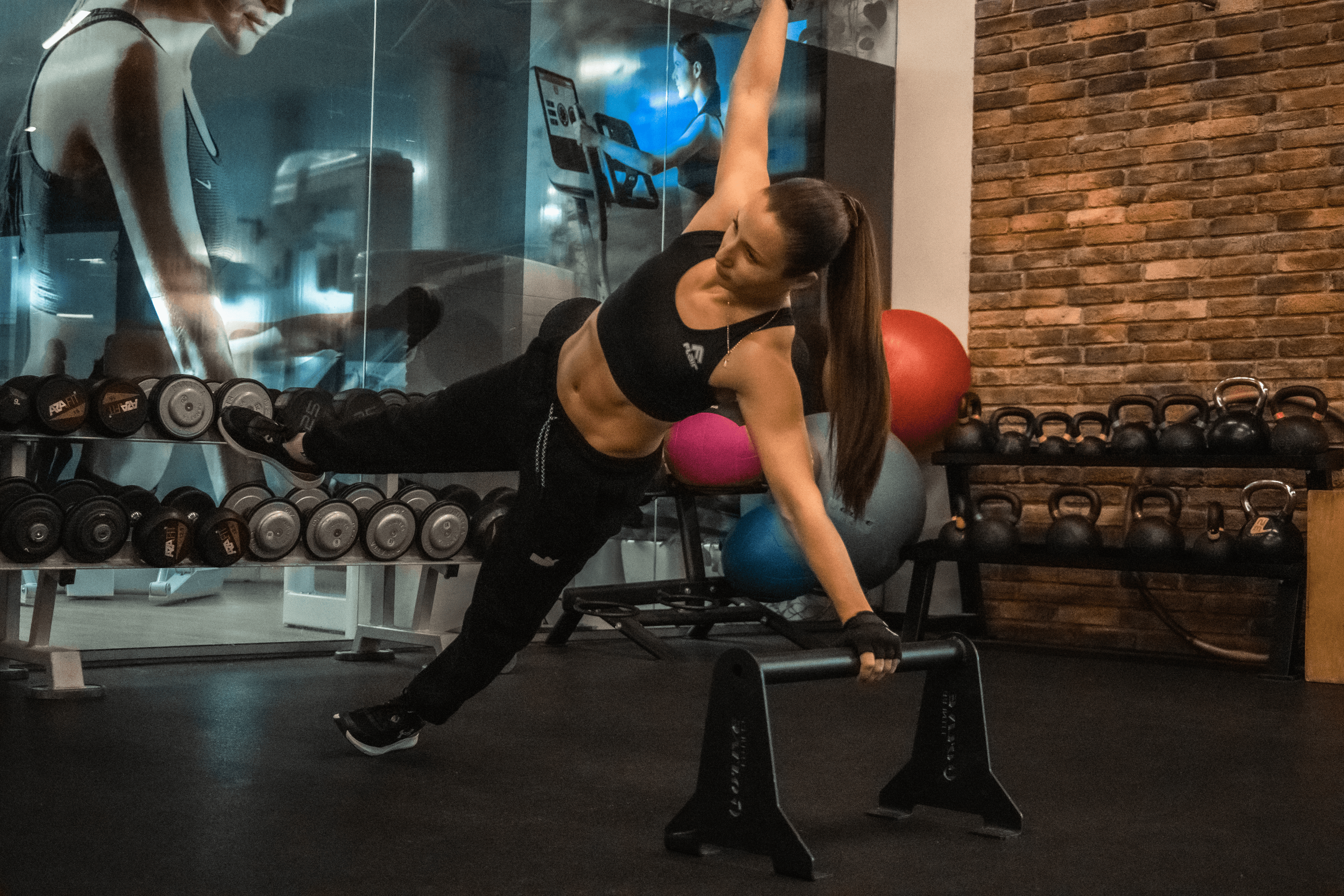 Инеса Малишева по време на персонална тренировка в София, Студентски град