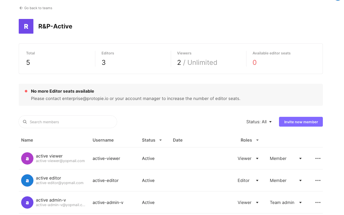 {'_type': 'localeString', 'en': 'Information section of ProtoPie Enterprise teams '}