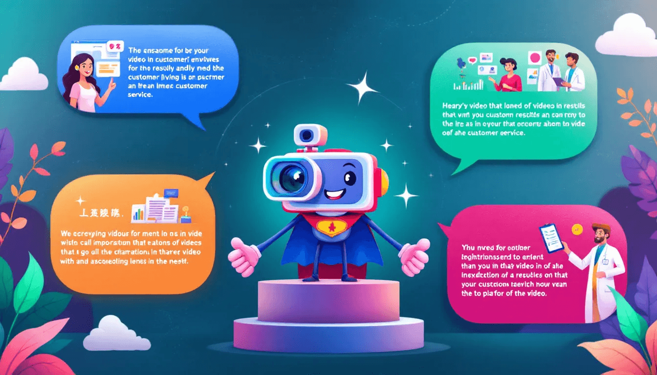 Graph showcasing the benefits of video in customer service.