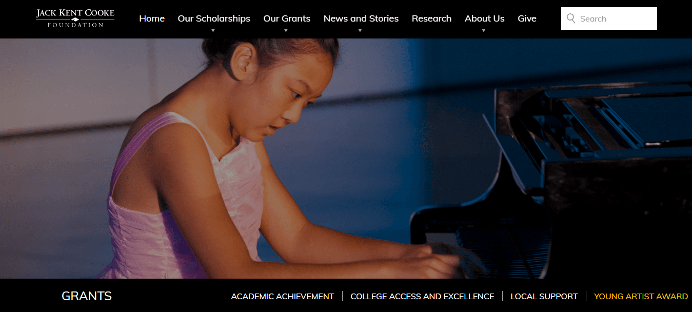 Jack Kent Cooke Young Artist Award