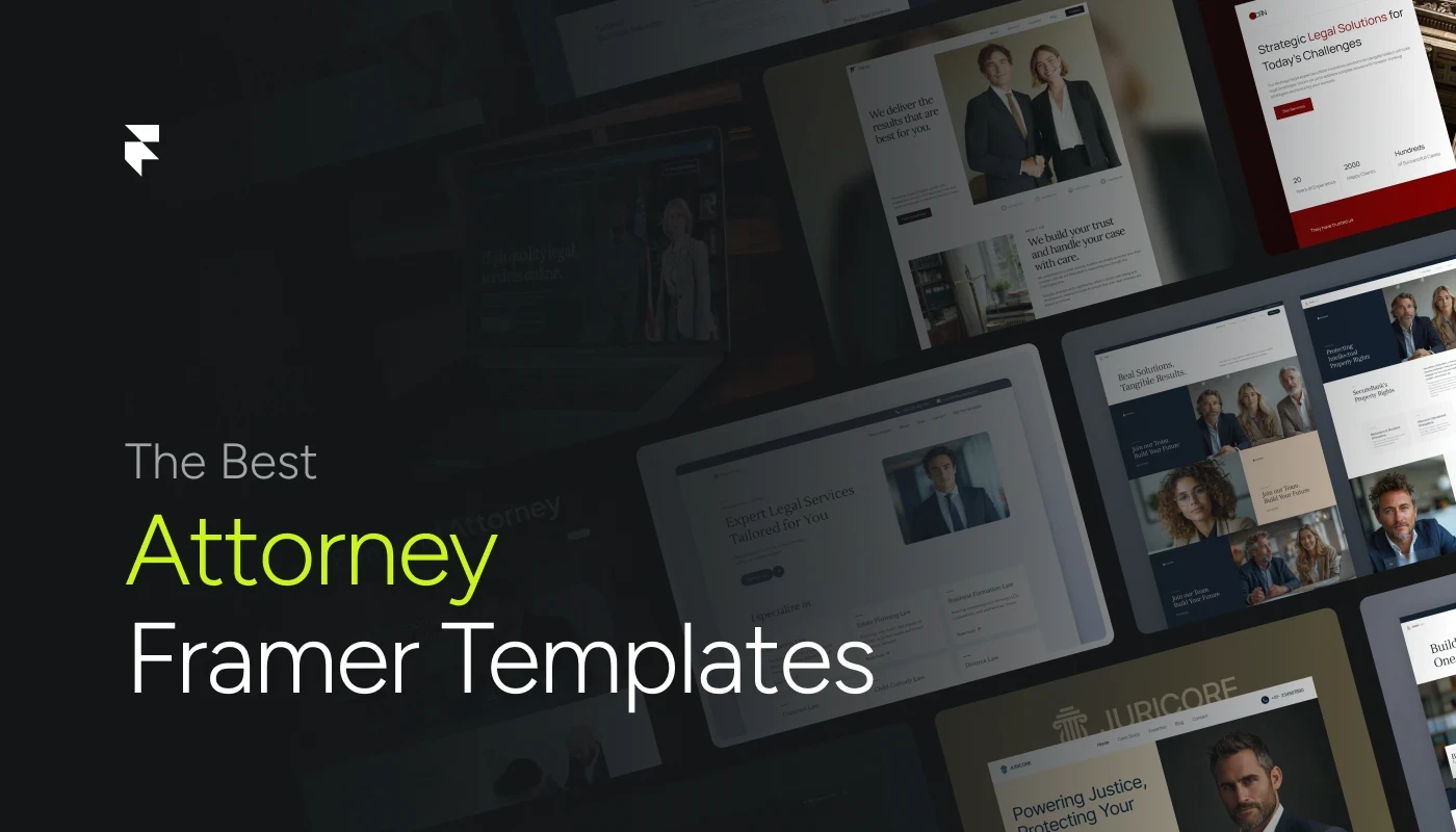 Best Attorney Framer Templates