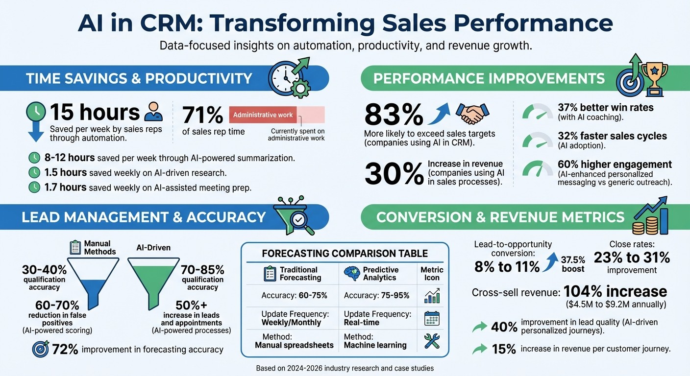 AI in CRM: Key Performance Metrics and Business Impact Statistics