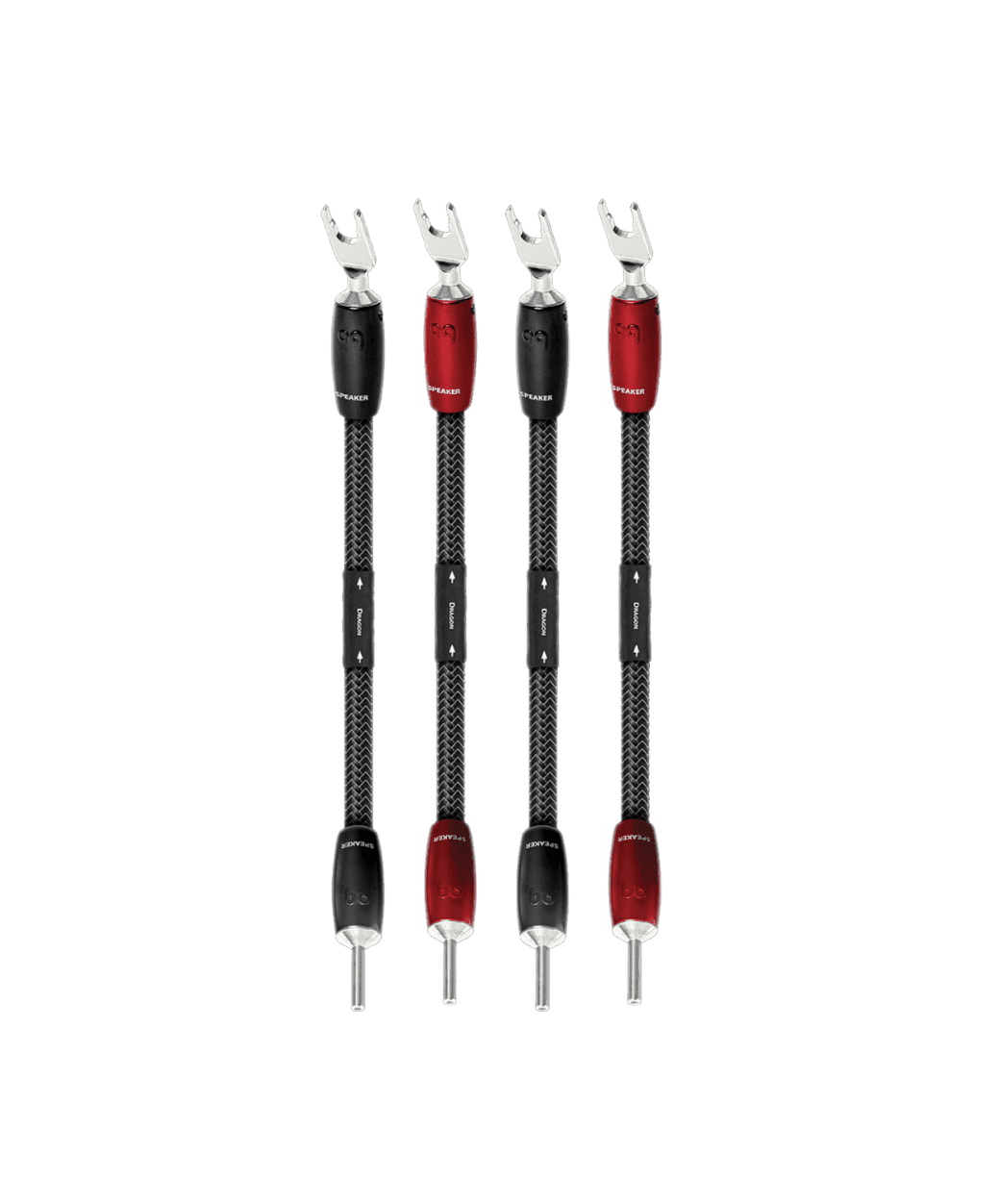 AudioQuest Cavaliers Borniers Bi-Câblage Dragon - Main - LE STUDIO HIFI
