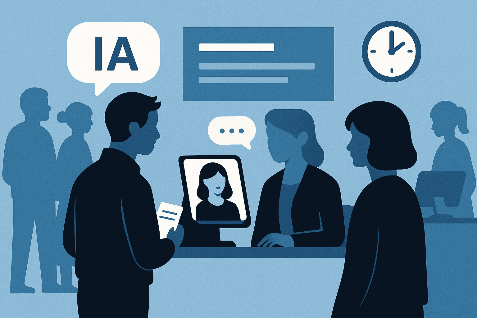 IA et services publics : comment réduire la saturation des guichets et des lignes téléphoniques