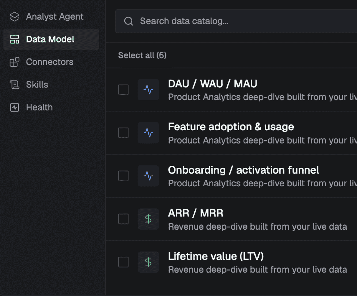Dreambase screenshot: Dataset Analyzer