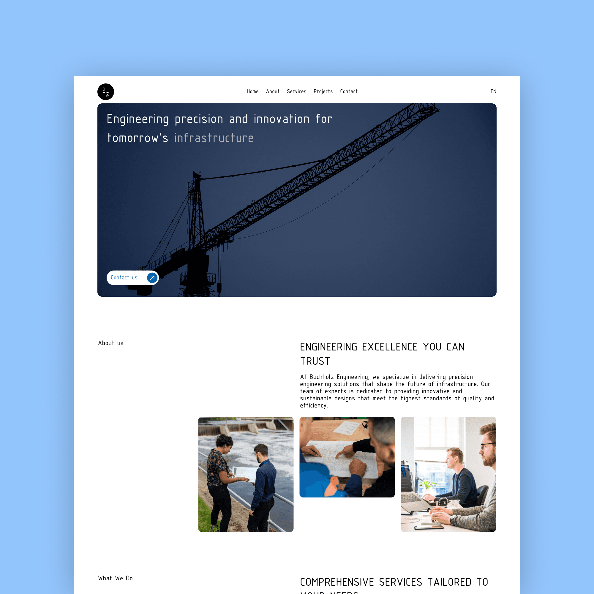 Buchholz Engineering Website