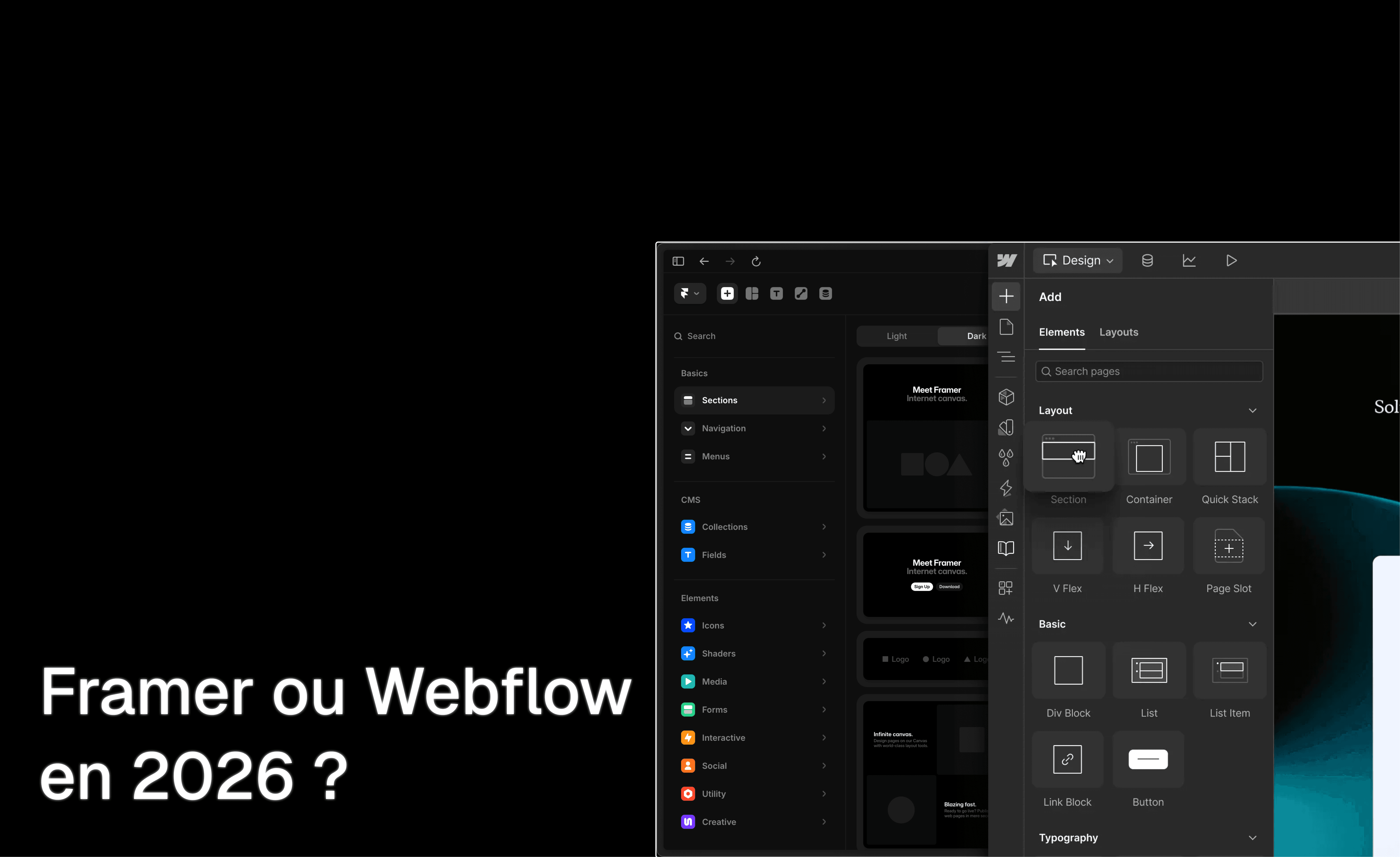 Miniature de l'article "Fraler ou Webflow en 2026 ?"