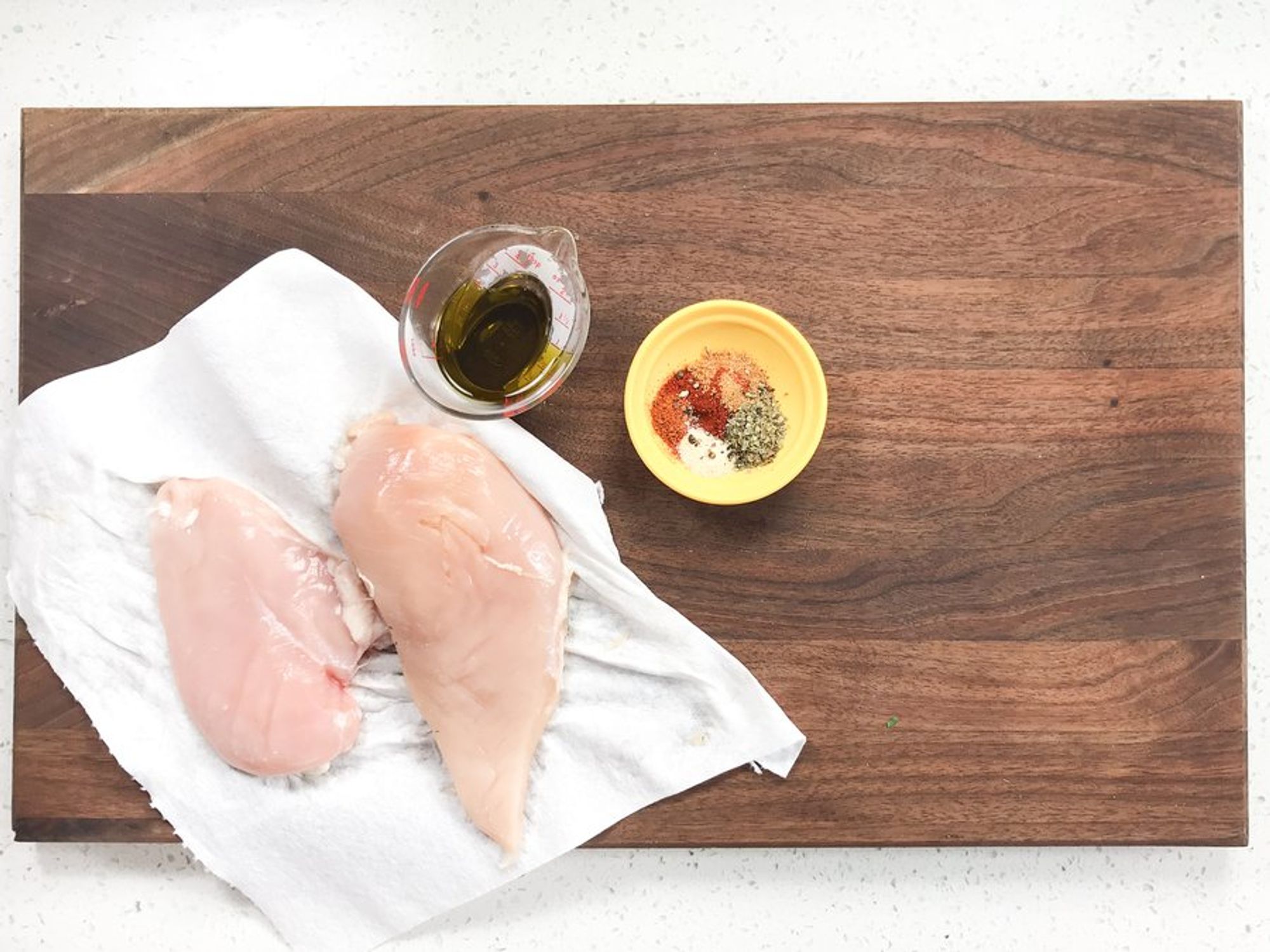 ingredients for blackened chicken