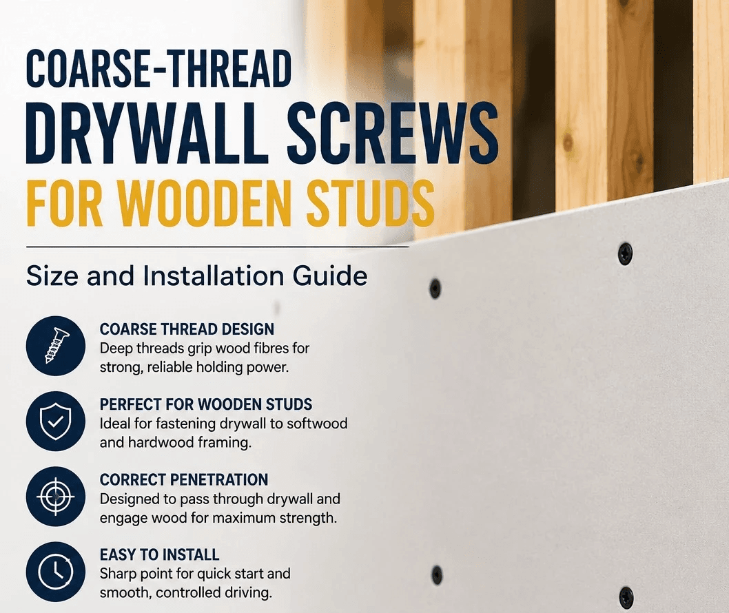 coarse thread drywall screw