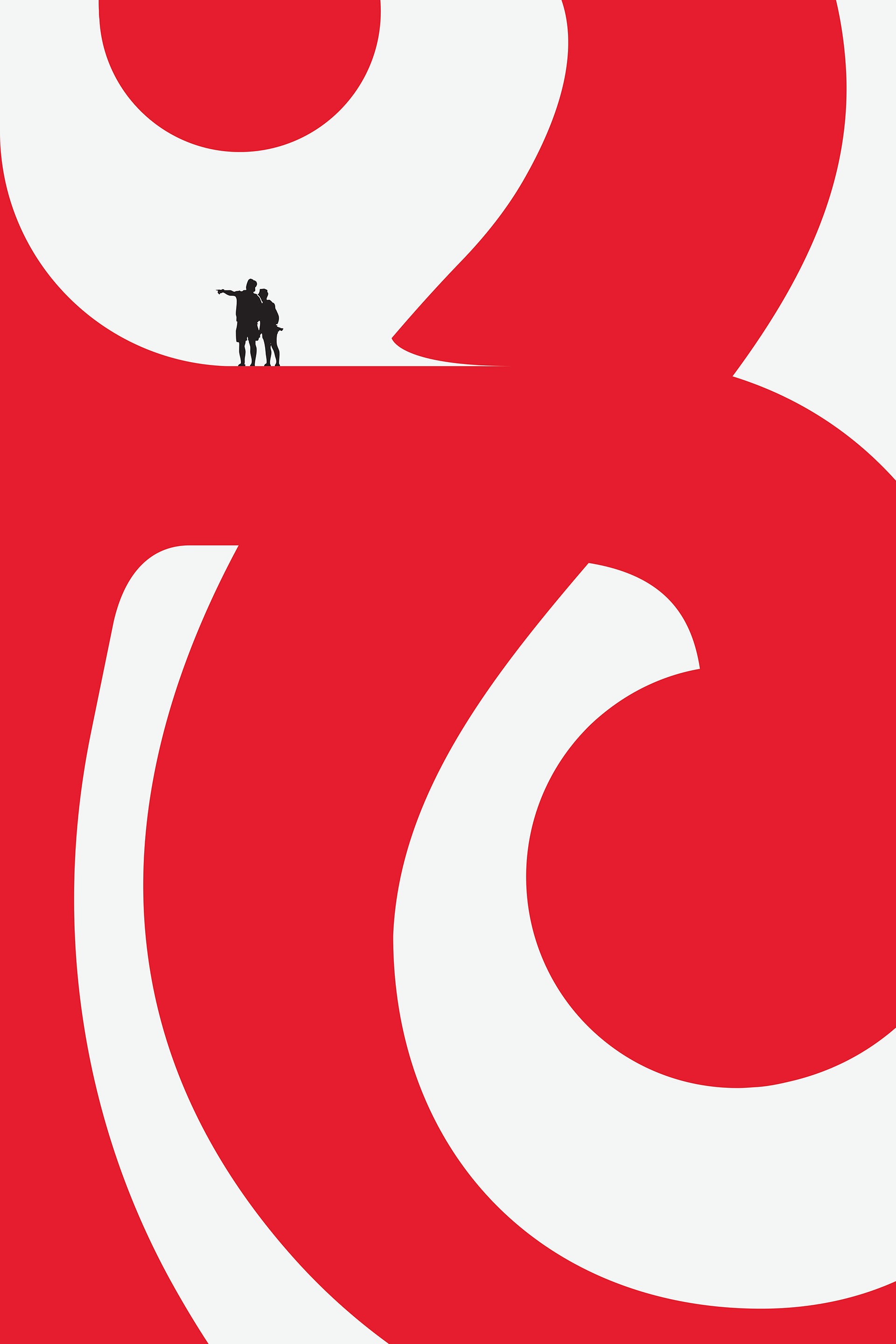 red and White Poster Art