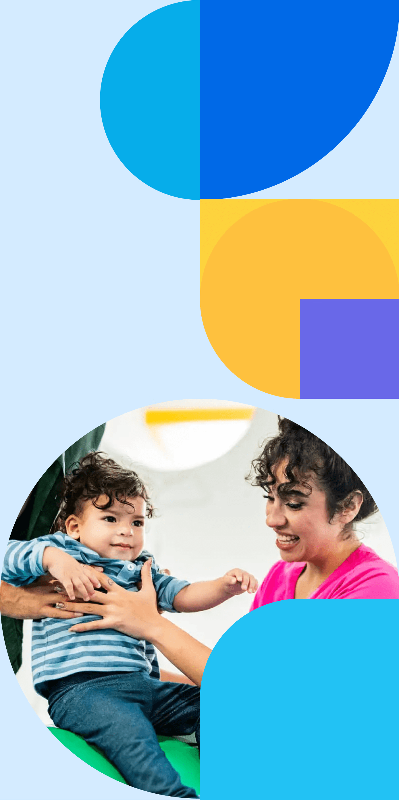 Equipo de cuidadores con uniforme sonriendo