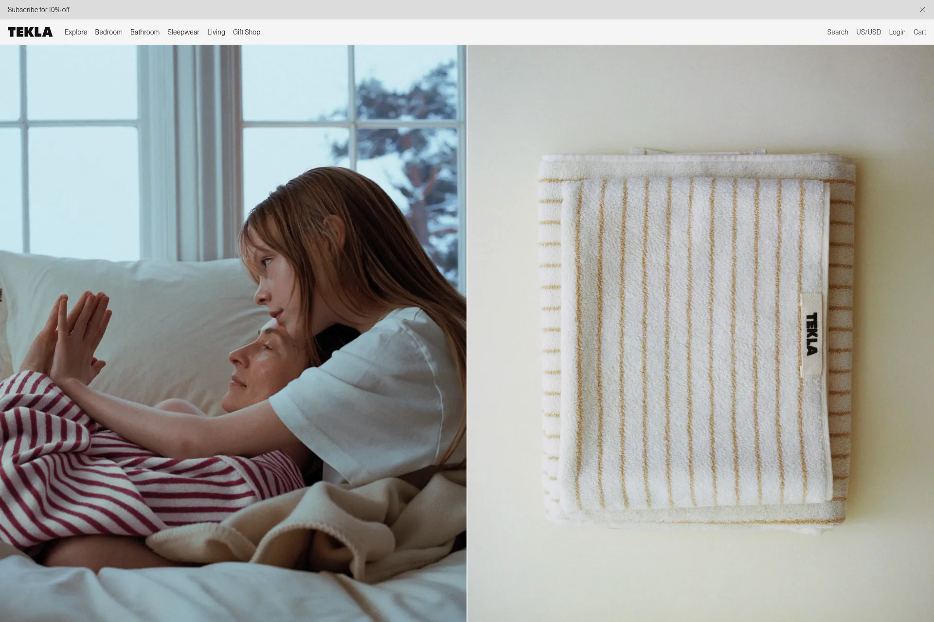 Screenshot of TEKLA website