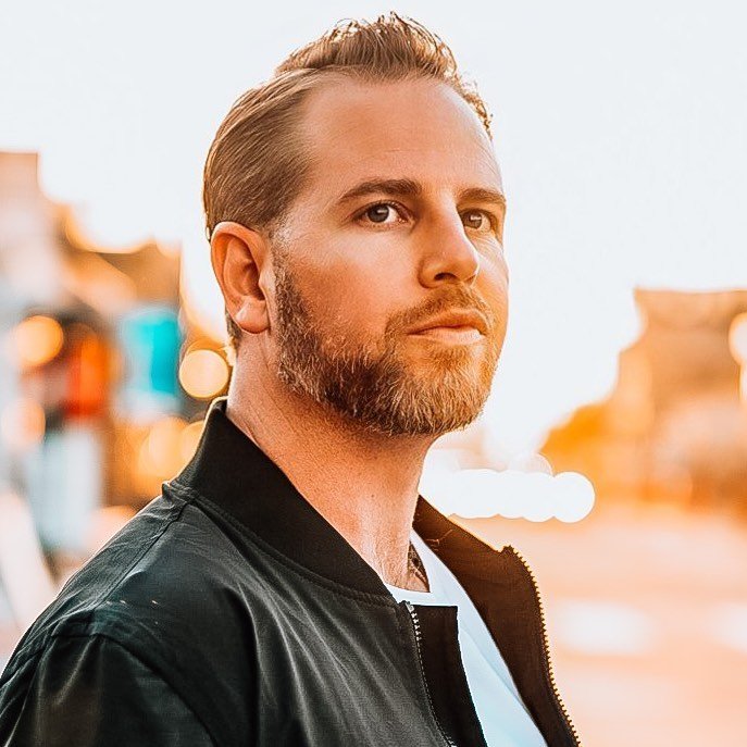 Young swedish guy smiling at the camera