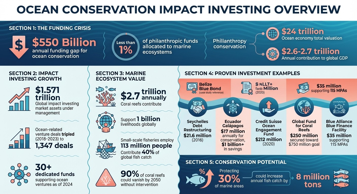 Ocean Conservation Funding Gap and Impact Investing Opportunities