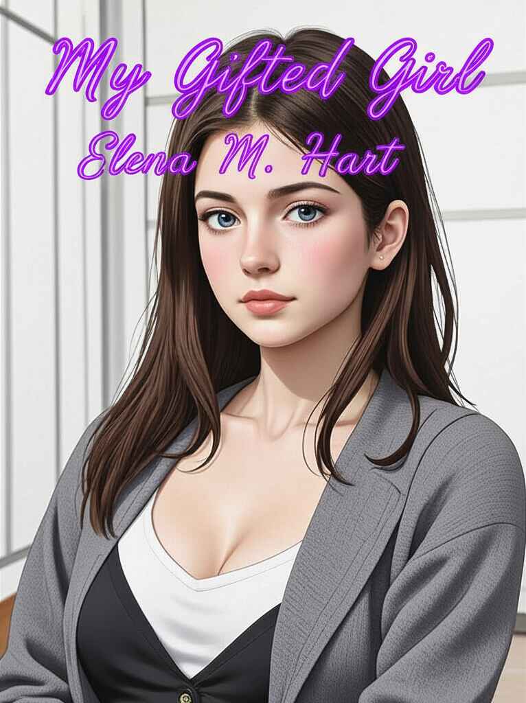 Anime-style girl designed with AI book cover generator