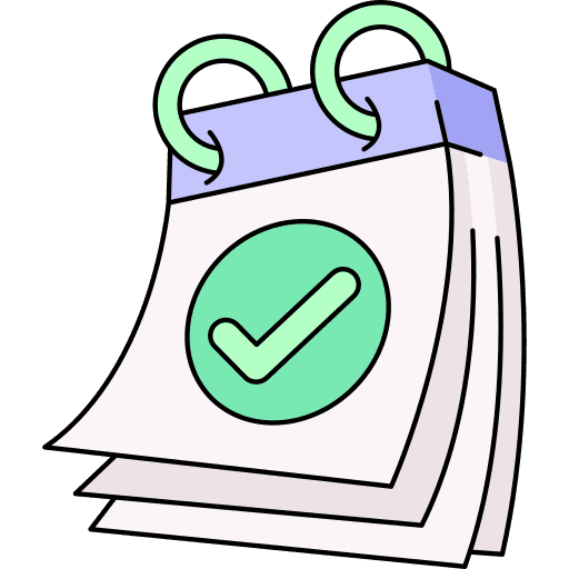 A 3D icon featuring a cluster of frosted pastel blue and pink clouds inside a glossy blue rounded square frame.