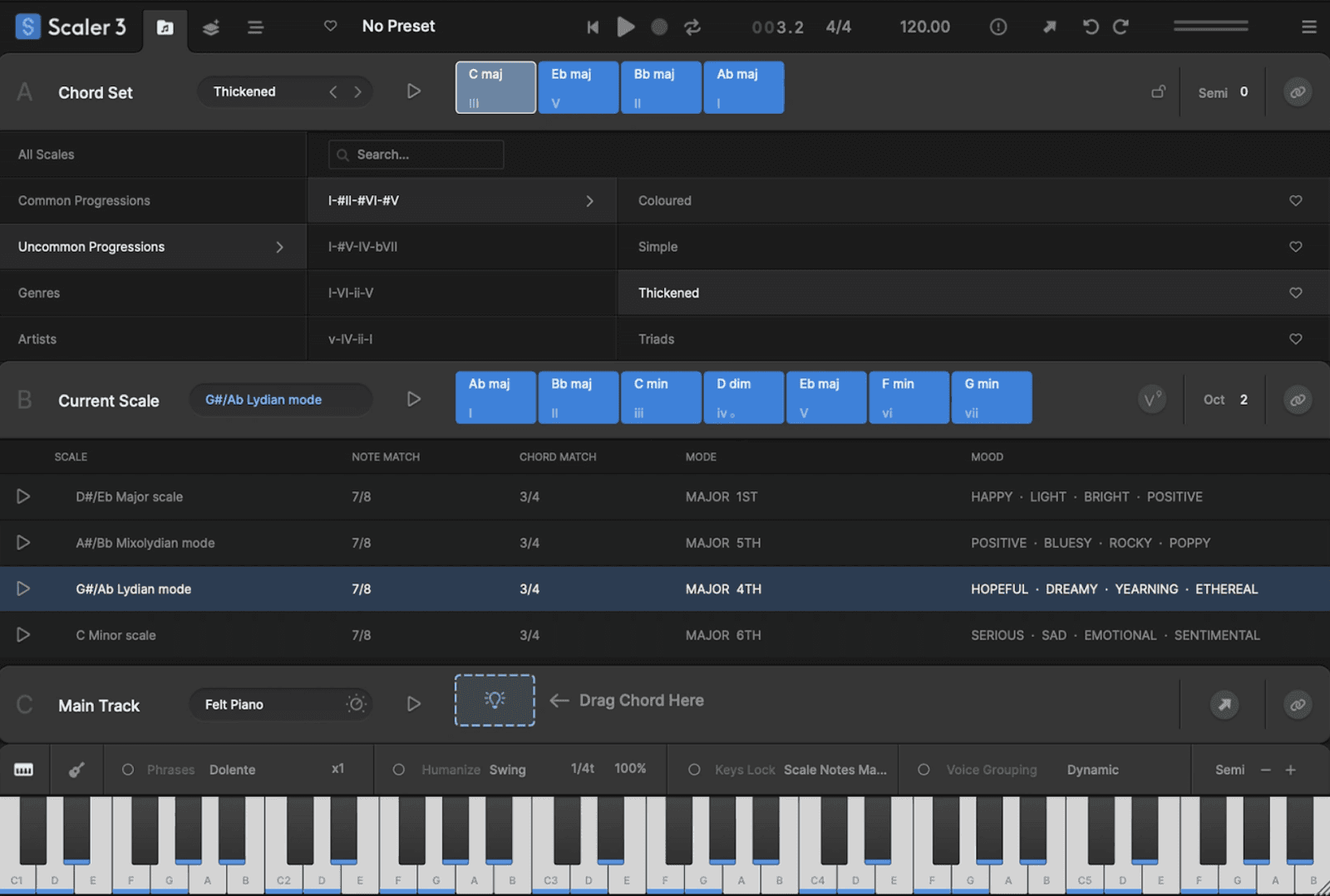 Scaler3 chord reccomendation and building platform