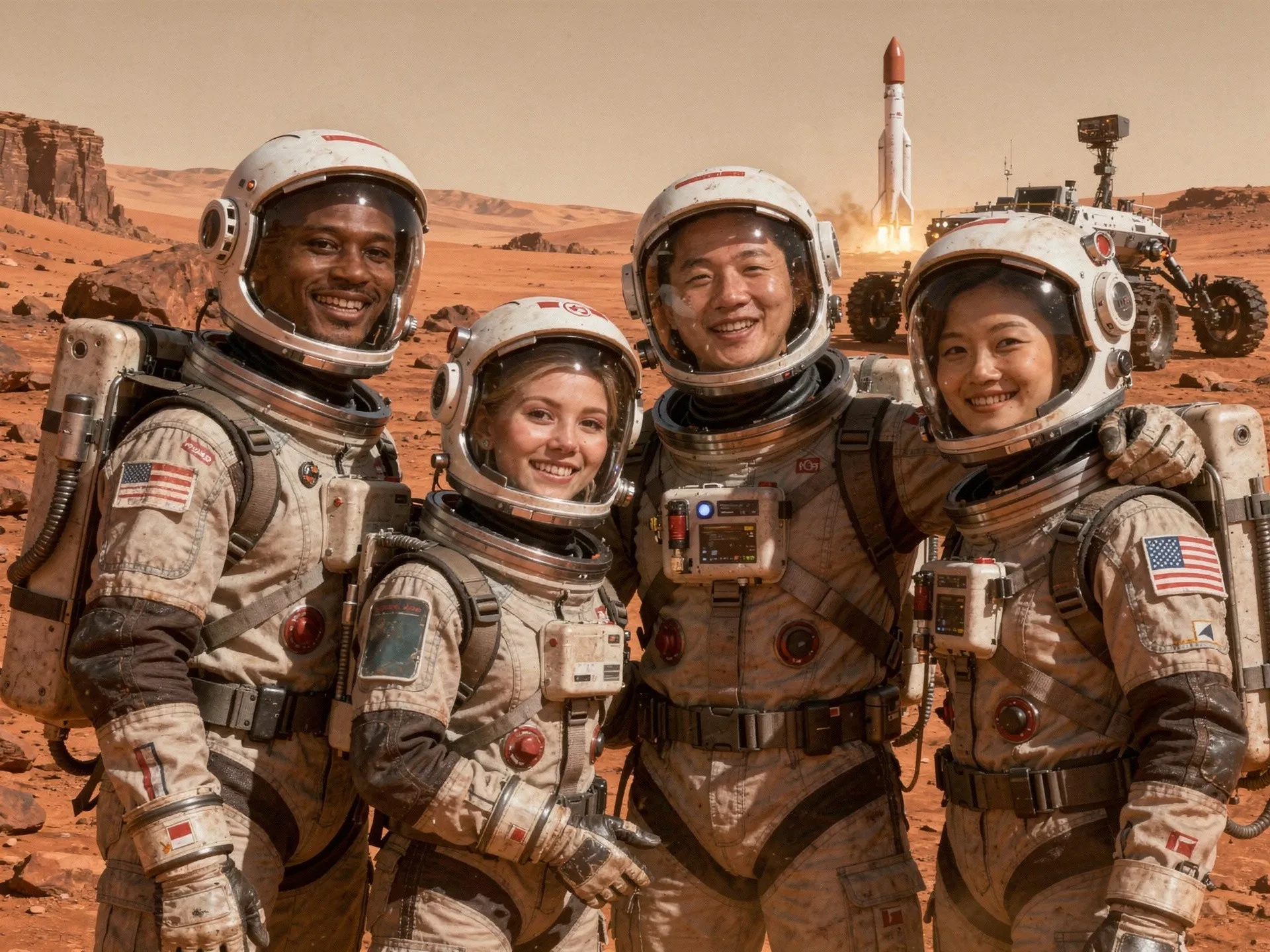 Transformation IA thème astraunautes - PhotoBooth AI