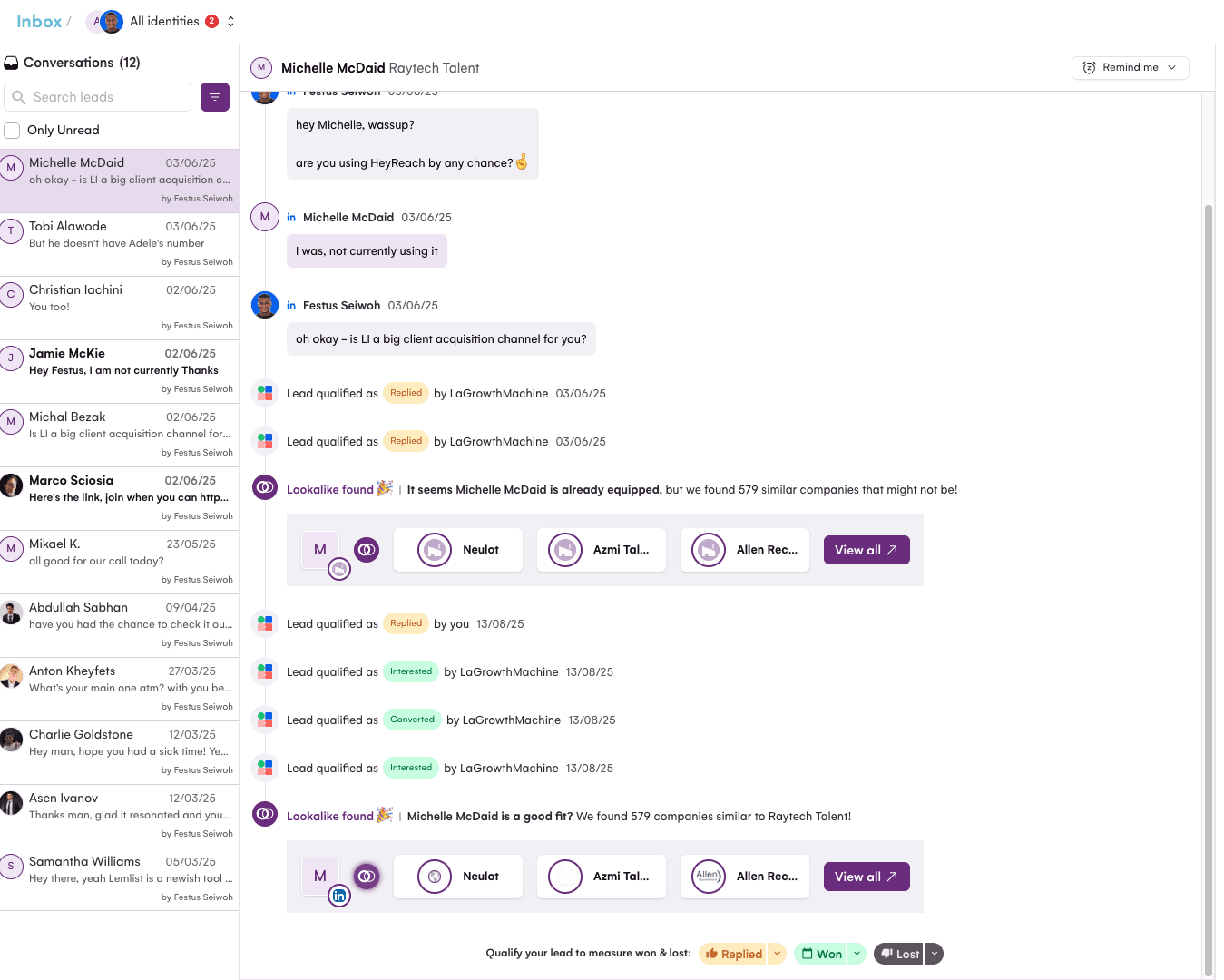 La Growth Machine Review - unibox