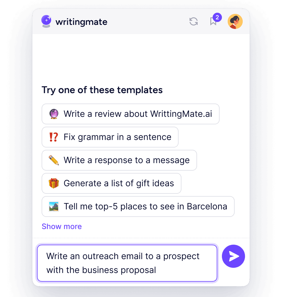 ChatGPT And GPT 4 Copilot For Chrome WritingMate ai