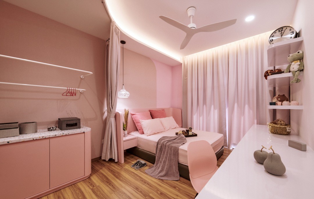 Beautiful Girl Room Ideas cabinet pink